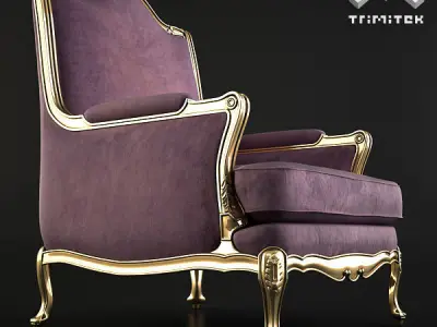 Classic Armchair - Moses 3D model