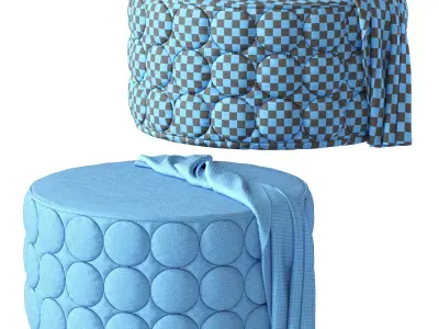 Pouf Velletri 3D model