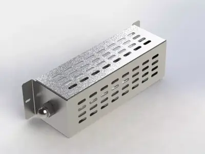 Resistor de Frenagem EL 380 Braking Resistor 3D model