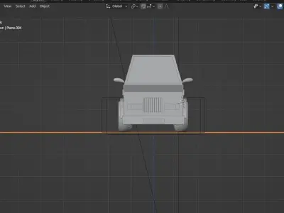 Low pol car model cartoon car Free low-poly 3D model