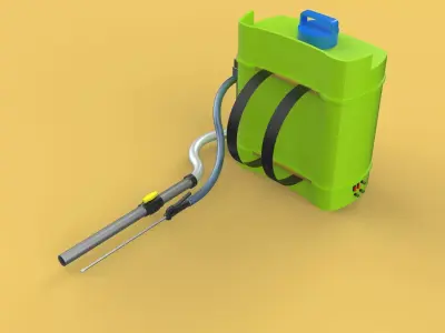 ELECTRIC KNAPSACK GARDEN SPRAYER BACKPACK FERTILIZER PESTICIDE 3D model