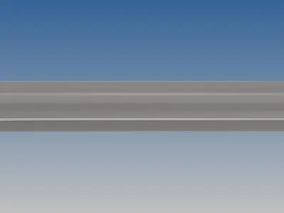 British Standard-EN13674  56E1  rail 3D model