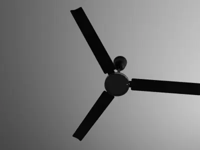 Game-Ready 3D Ceiling Fan Model  Blender Unity   Unreal 3D model