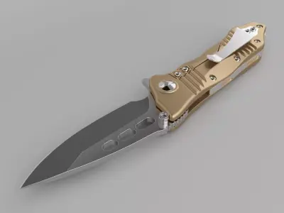 Knife Guardian tactical 3D model