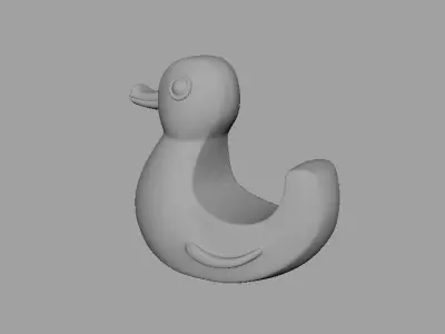 Toy Duck Low-poly 3D model