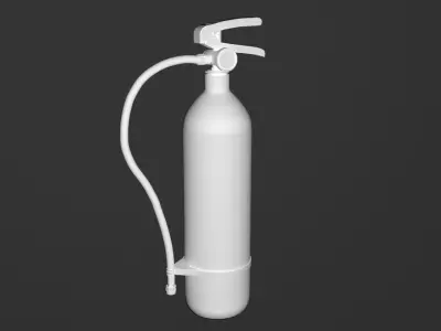 Fire Extinguisher  Low-poly 3D model get
