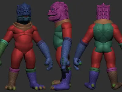 Base Mesh Boosk 3D model