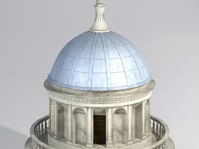 Roman temple - Tempietto del Bramante 3D model