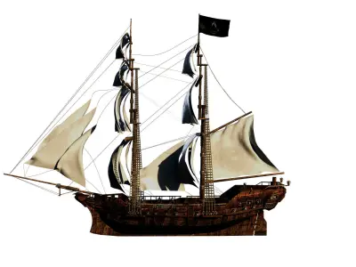 Pirate Ship 3D model order