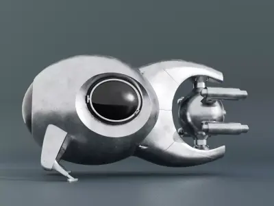 Flying object for aliens Free 3D model