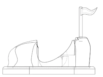 Bumper car 3D print model