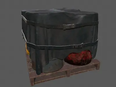 Military Material  Low-poly 3D model