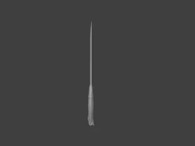 Obsidian Blade 3D model