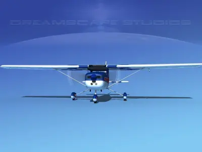 Cessna 150 Aerobat V03 3D model