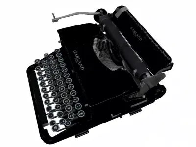 Vintage Typewriter 3D model