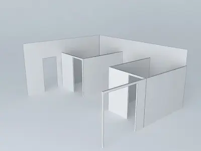 Office modules Free 3D model