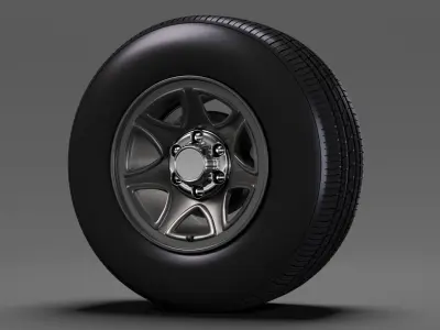 Chevrolet Silverado WT wheel 2017 3D model