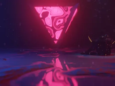 Sci Fi Scene Low-poly 3D model purchase