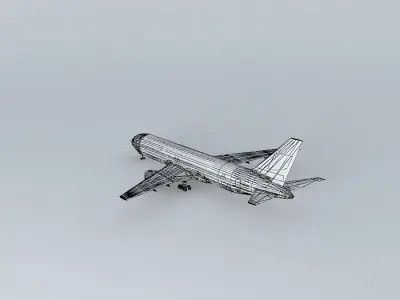 Icelandair Boeing 767 300ER Free 3D model