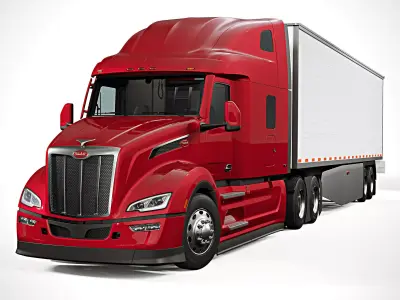 2021 Peterbilt 579 3D model