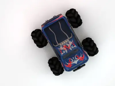 Monster Truck 3D model order