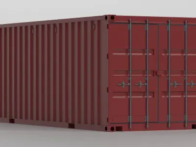 Shipping Container 3D model shop