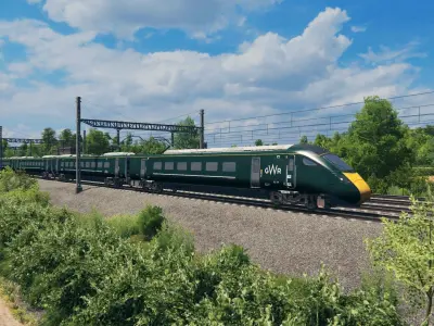 British Rail Class 800 - GWR Livery Low-poly 3D model