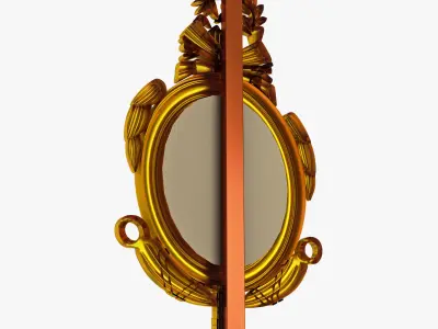 Antique Barometer v 1 3D model