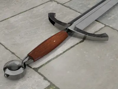Sword from lord of rings Low-poly 3D model