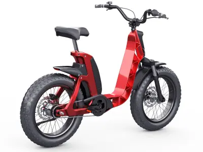 Electric Bicycle 3D model buy