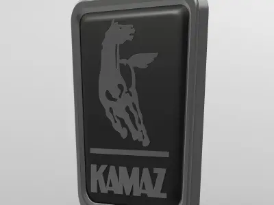kamaz logo 3D model