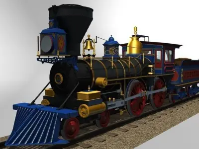 Central Pacific No60 Jupiter 3D model