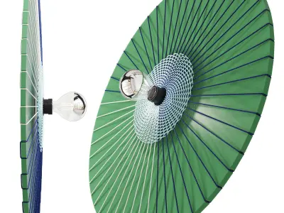 roche bobois rays wall light 3D model