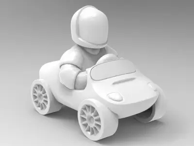 CAR - Starman 3D print model by cvr2