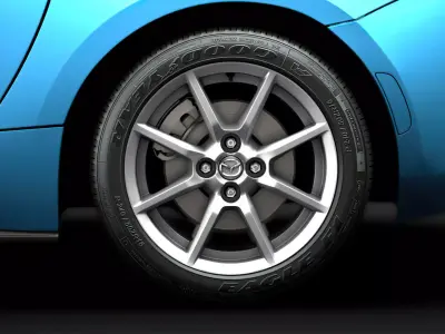 Mazda MX 5 Arctic 2020 wheel 3D model