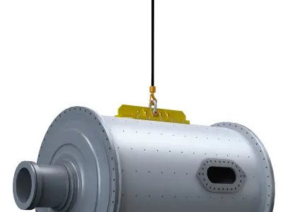 Industrial Ball Mill 3D model