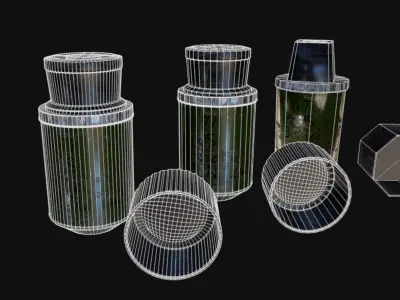 British WW2 No77 Smoke Grenade 3D model
