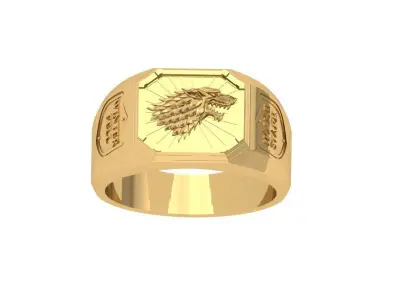 Eagle Ring 3D print model