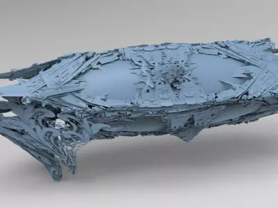 Aquaman airship 2  3D model