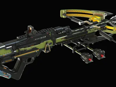Archer Weapon Set 3D model