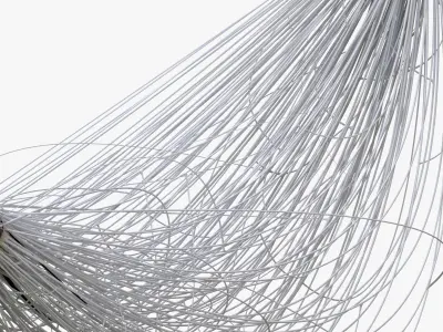 Cable Wire Web 3D model purchase