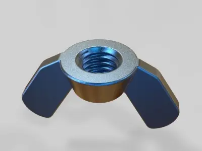 M5 Wing Nuts 3D print model