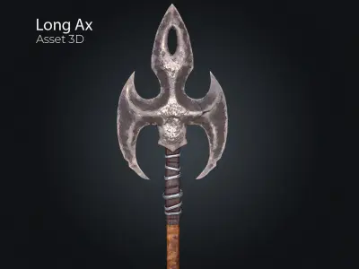 Long Ax Free low-poly 3D model