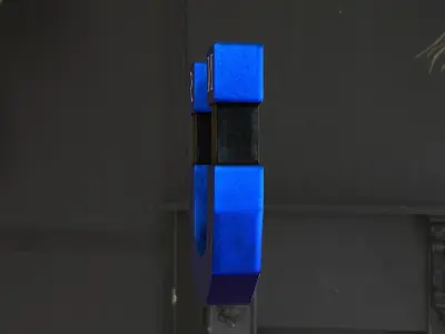 Stylized Magnet - Blue 3D model