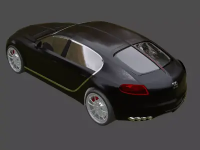 bugatti galibier 3D model