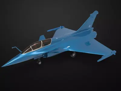 Dassault Rafale 3D model 2
