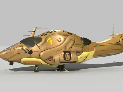Ai Spaceship 3D model