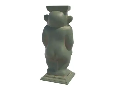 Bes statue Low-poly 3D model