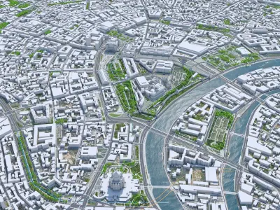 Moscow City Russia 3D model order