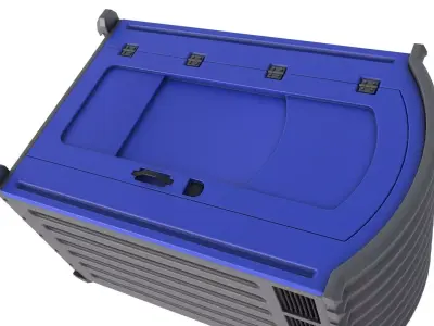 Portable Toilet 3D model buy